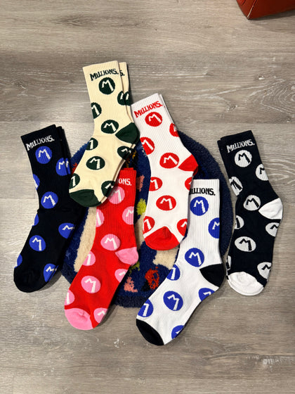 M LOGO SOCKS