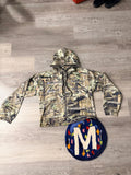 Wood Camo ( BLUE ) Hoodie PREORDER