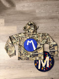 Wood Camo ( BLUE ) Hoodie PREORDER