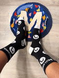 M LOGO SOCKS (Black & White )